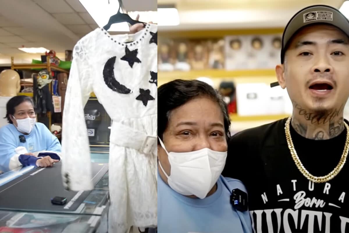 Nora Aunor visits Boss Toyo shop, brings ‘Tawag ng Tanghalan’ dress