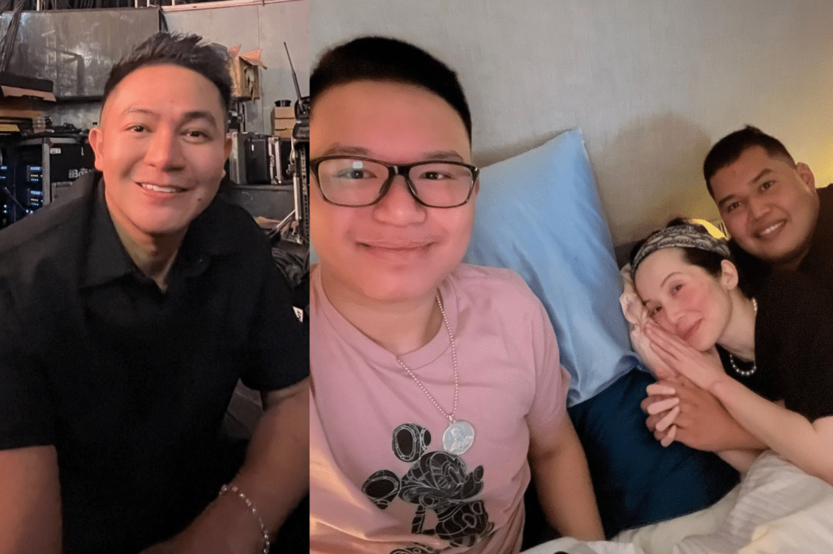 Kris Aquino's son Bimb considers fashion designer Michael Leyva as father figure. Images: Instagram/@michaelleyva_, @krisaquino