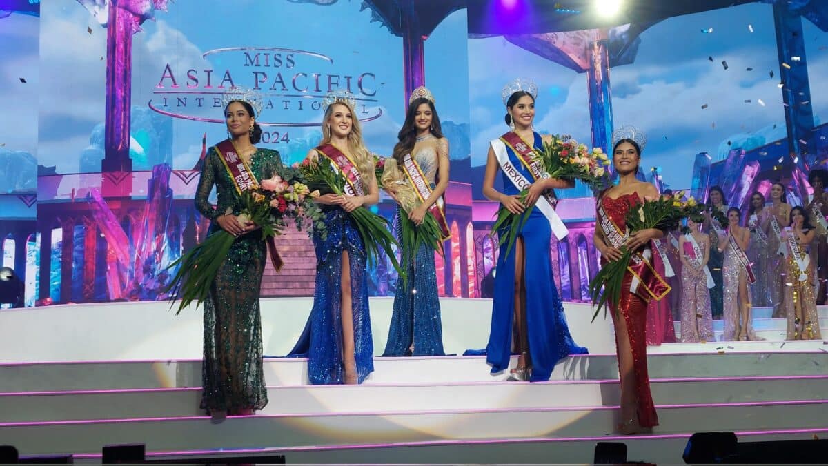 Janelis Leyba from USA is Miss Asia Pacific International 2024. Her runners-up are from Mexico, Belgium, the Philippines, and Germany.