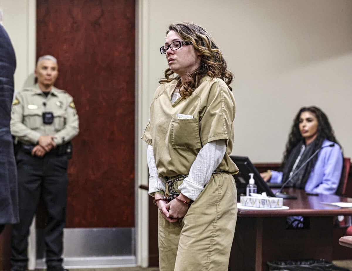 Hannah Gutierrez-Reed at a plea hearing