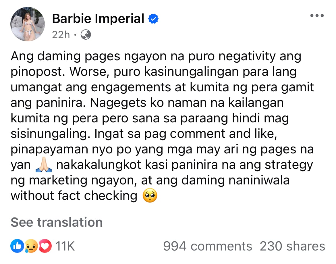 Facebook/Barbie Imperial