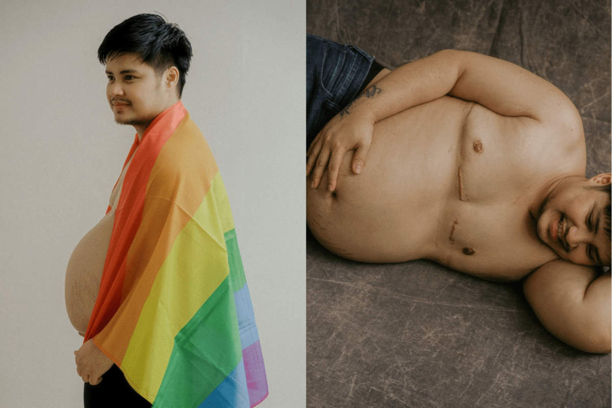 Jesi Corcuera, ‘Starstruck’ alum and trans man, pregnant with his first child. Images: Instagram/@corcuerajesi