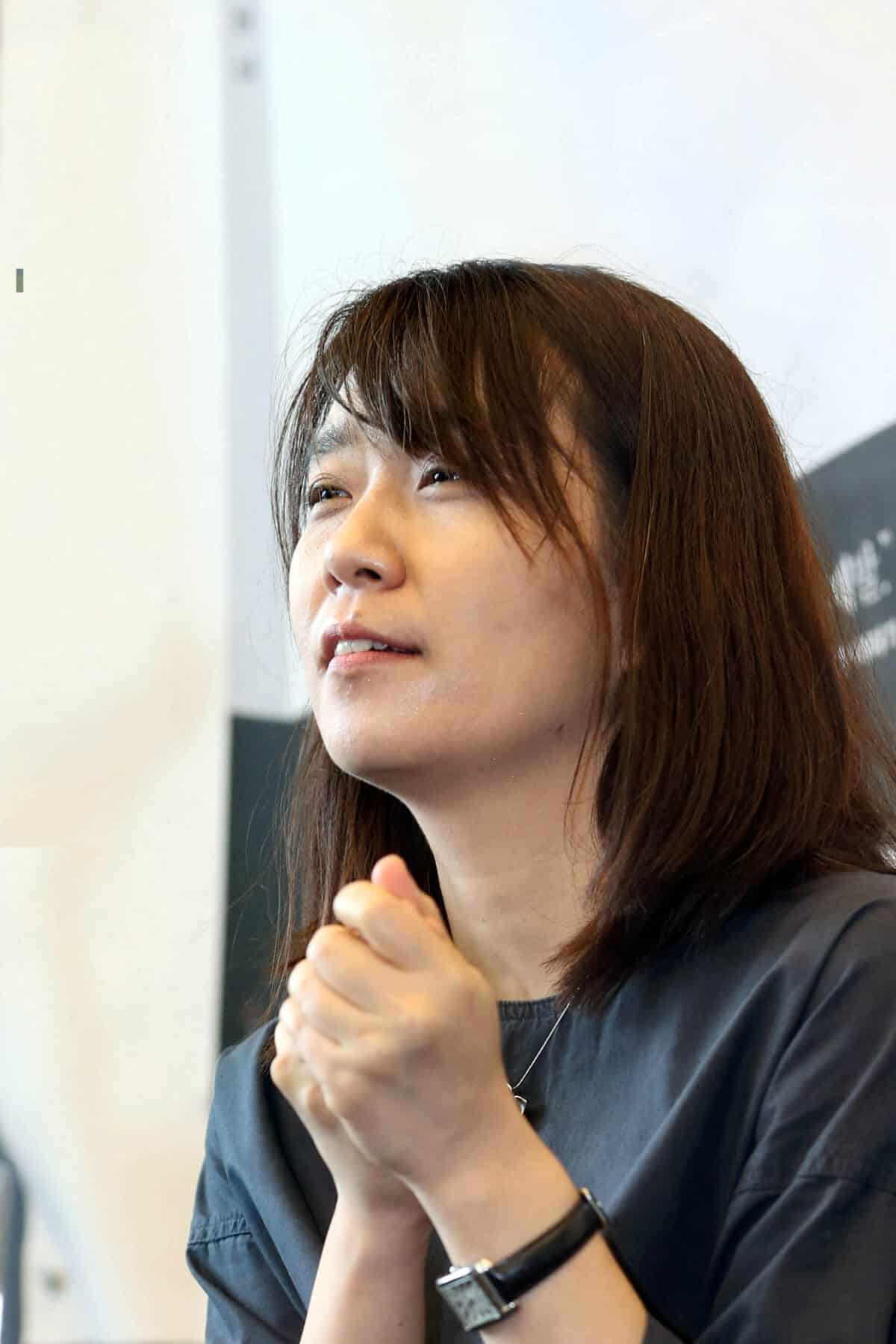 South Korean author Han Kang.