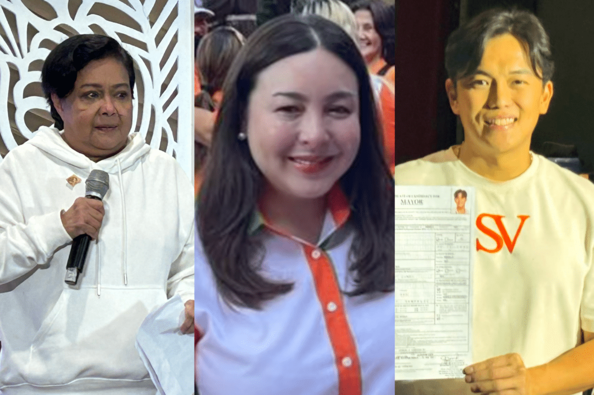 Celebrities, beauty queens seek public office, reelection in 2025 polls. Images: John Eric Mendoza/INQUIRER.net, Instagram/@marjbarretto, Contributed photo