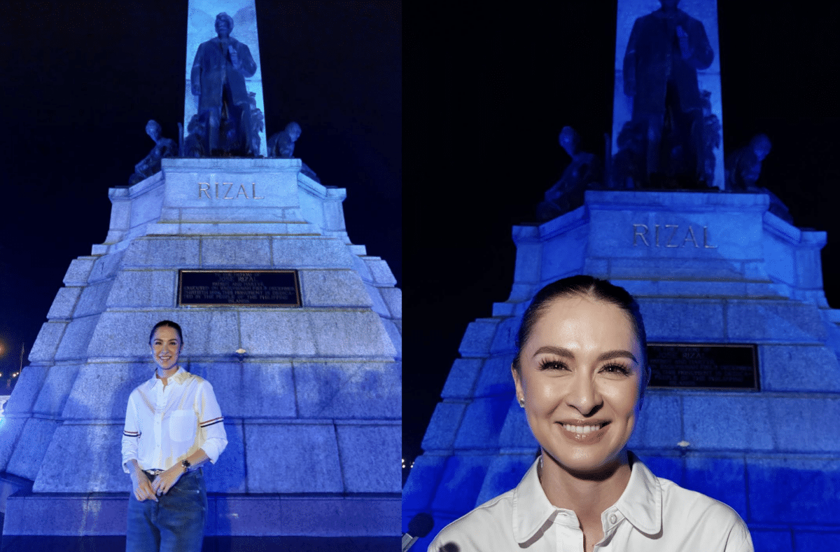 Marian Rivera lights up Rizal Monument for Guinness record attempt