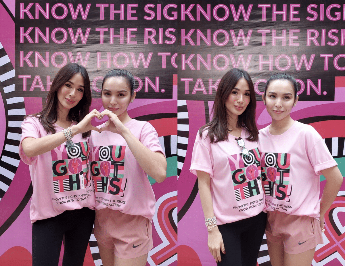 Heart Evangelista, Kyline Alcantara reunite for breast cancer awareness