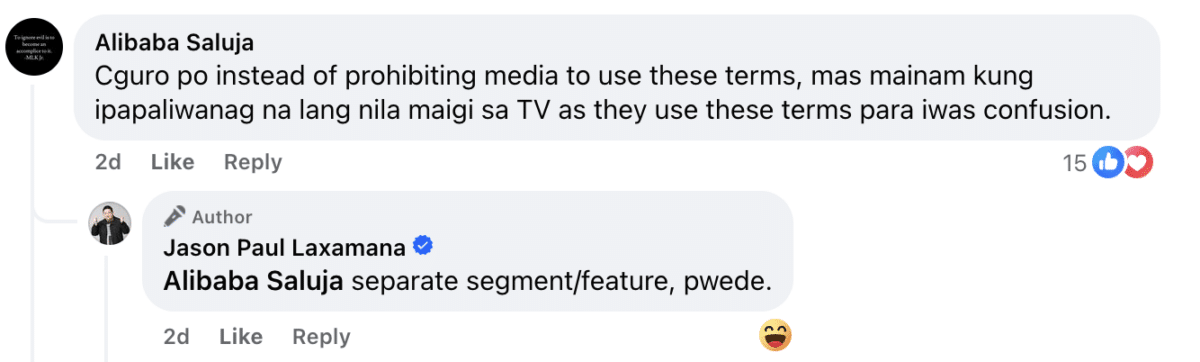 Sinabi ni Jason Paul Laxamana na 'hindi dapat ibalita ang bagyong papasok sa PAR'