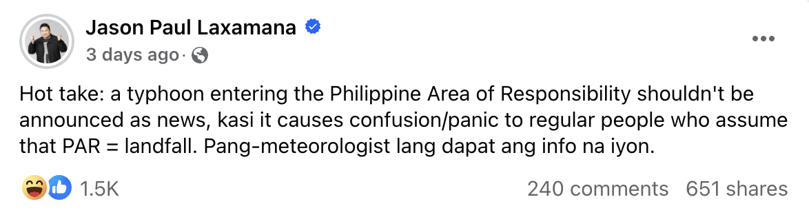 Laxamana hot take