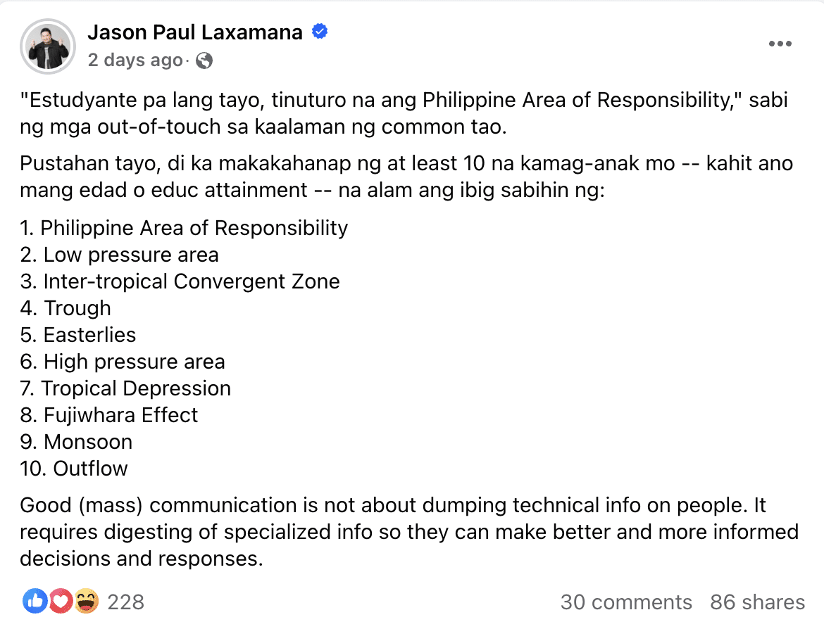 Laxamana hot take