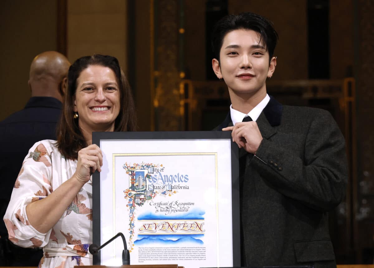 Seventeen honored by Los Angeles for contributions to music