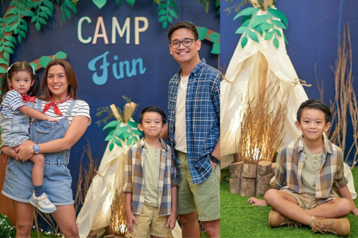 Nikki Gil marks son's 7th birthday with camping-themed party