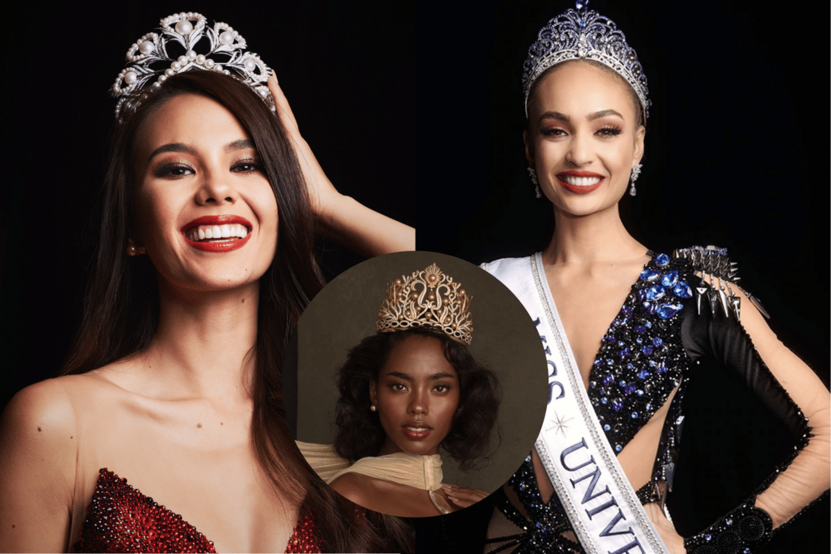 Chelsea Manalo gets praise, tips from Catriona Gray, R’Bonney Gabriel. Images: Instagram/@missuniverse, @manalochelsea