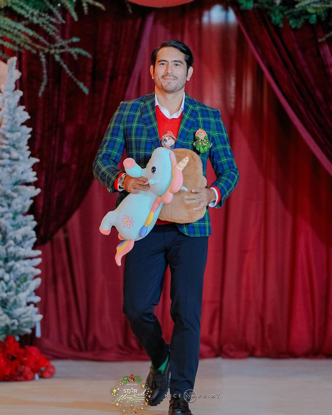 Gerald Anderson during Star Magic's Christmas event. Image: Courtesy of Nice Print Photography