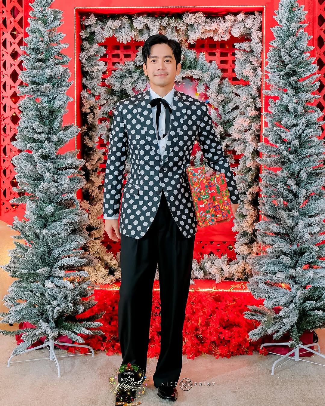 Joshua Garcia during Star Magic's Christmas event. Image: Courtesy of Nice Print Photography