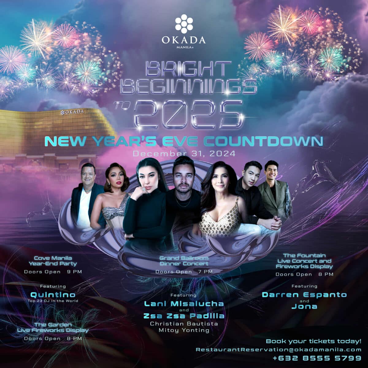 Bright beginnings to 2025: A Grand New Year's Eve celebration at Okada Manila 