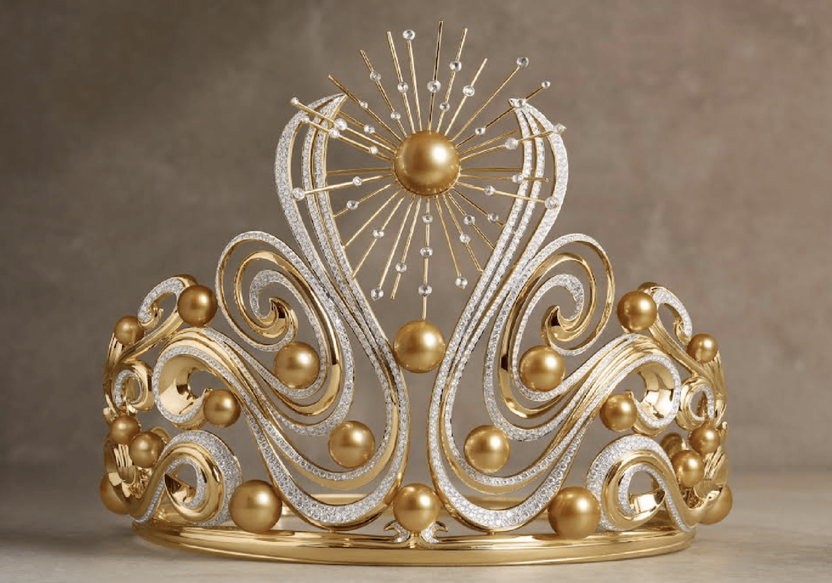 Behold the Philippine-made pearl-encrusted Miss Universe 2024 crown