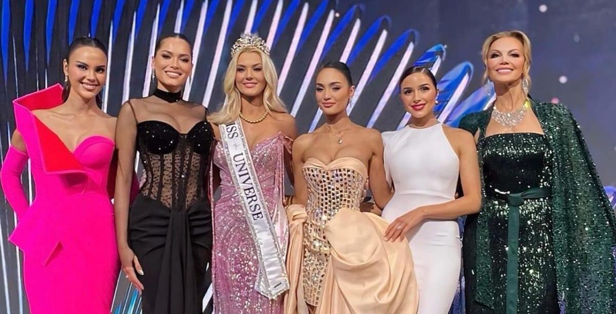 LOOK: Victoria Kjaer Theilvig poses with former Miss Universe queens