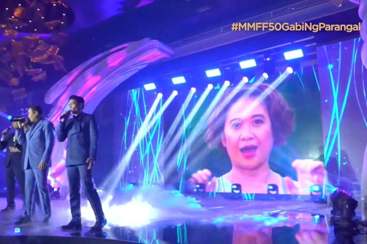 Eugene Domingo part of MMFF icons tribute, not in memoriam segment — spox. Image: Screengrab from Facebook/MMFF