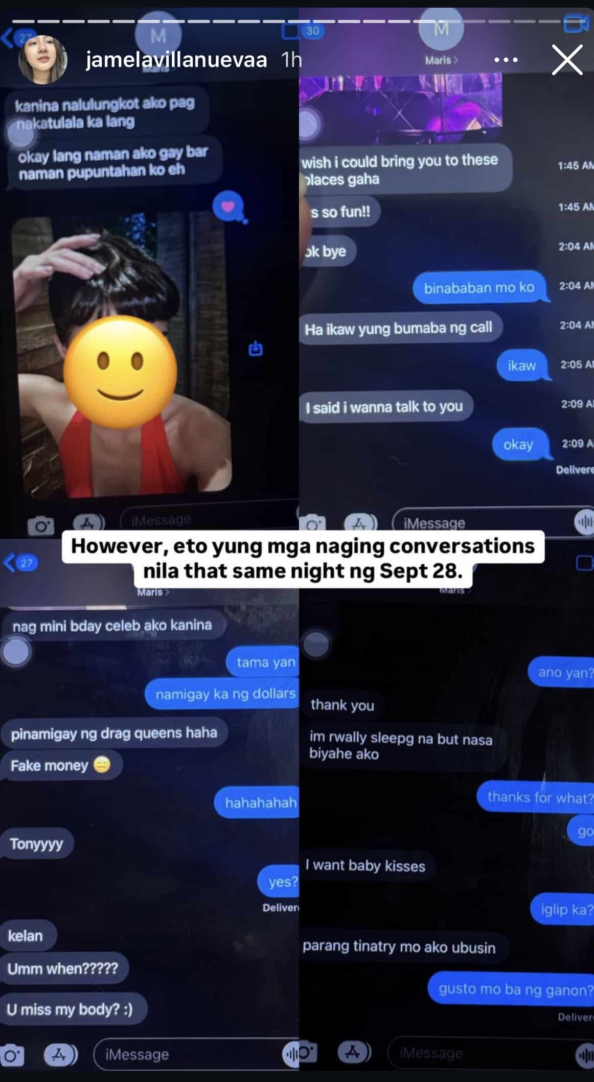 Maris Racal leaked convo