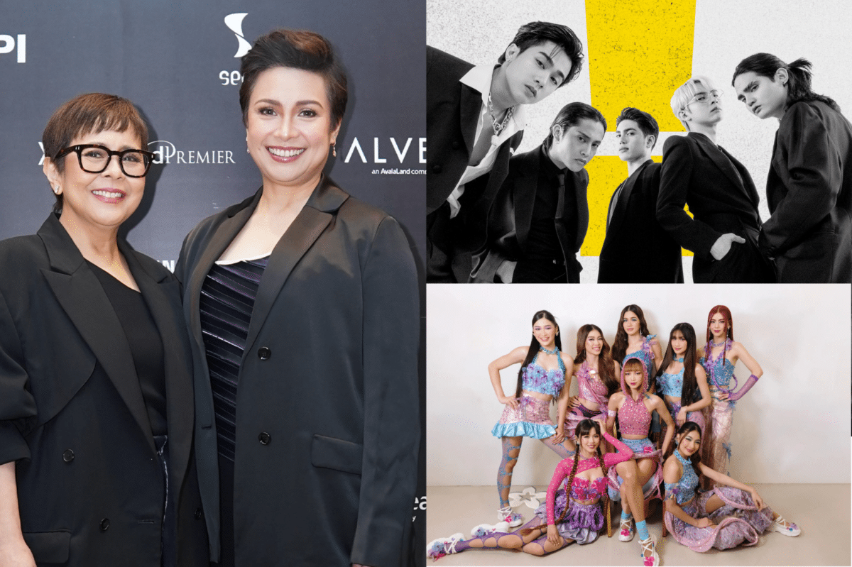 Lea Salonga, Dolly de Leon, SB19, BINI among nominees at 37th Aliw Awards. Images: Courtesy of Request Sa Radyo, 1Z Entertainment, and ABS-CBN's Star Music