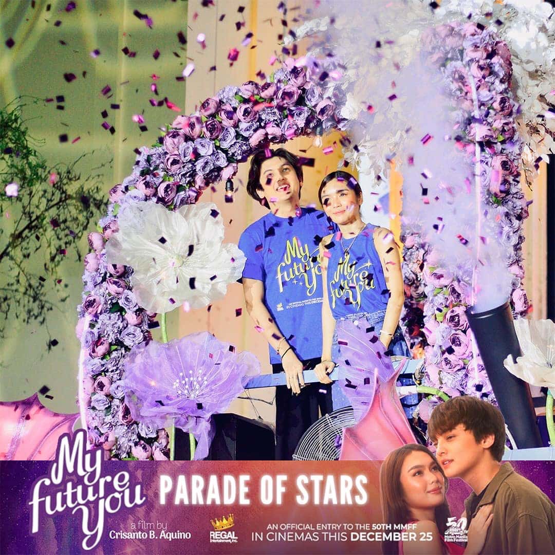 The float of "My Future You" starring Francine Diaz and Seth Fedelin. Image: Facebook/Regal Entertainment Inc.