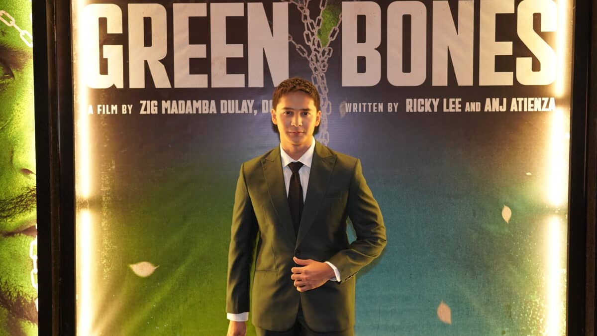 Ruru Madrid during the press conference of the Metro Manila Film Festival (MMFF) entry "Green Bones." Image: Courtesy of GMA Corporate Communications