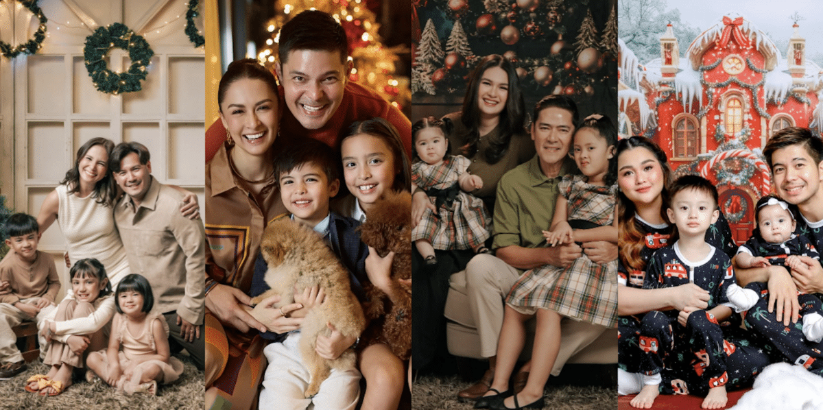 LOOK: Filipino celebrities Christmas 2024 family portraits