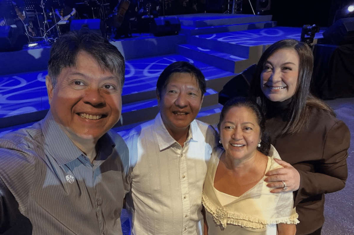 Sharon Cuneta, Kiko Pangilinan bond with Bongbong Marcos, wife at Malacañang concert. Image: Instagram/@reallysharoncuneta