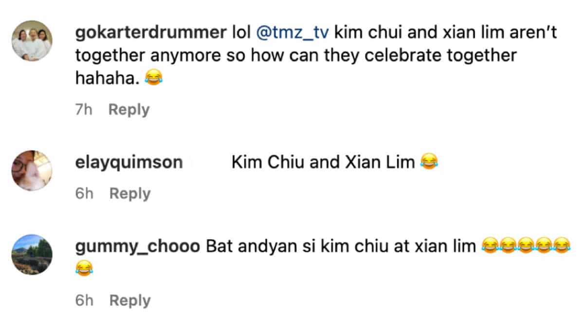 Kim Chiu, Xian Lim's old photo featured in TMZ's Lunar New Year post