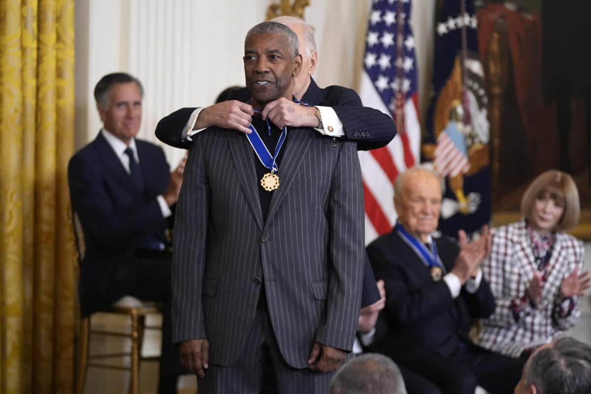 Biden Medal Of Freedom Denzel Washington