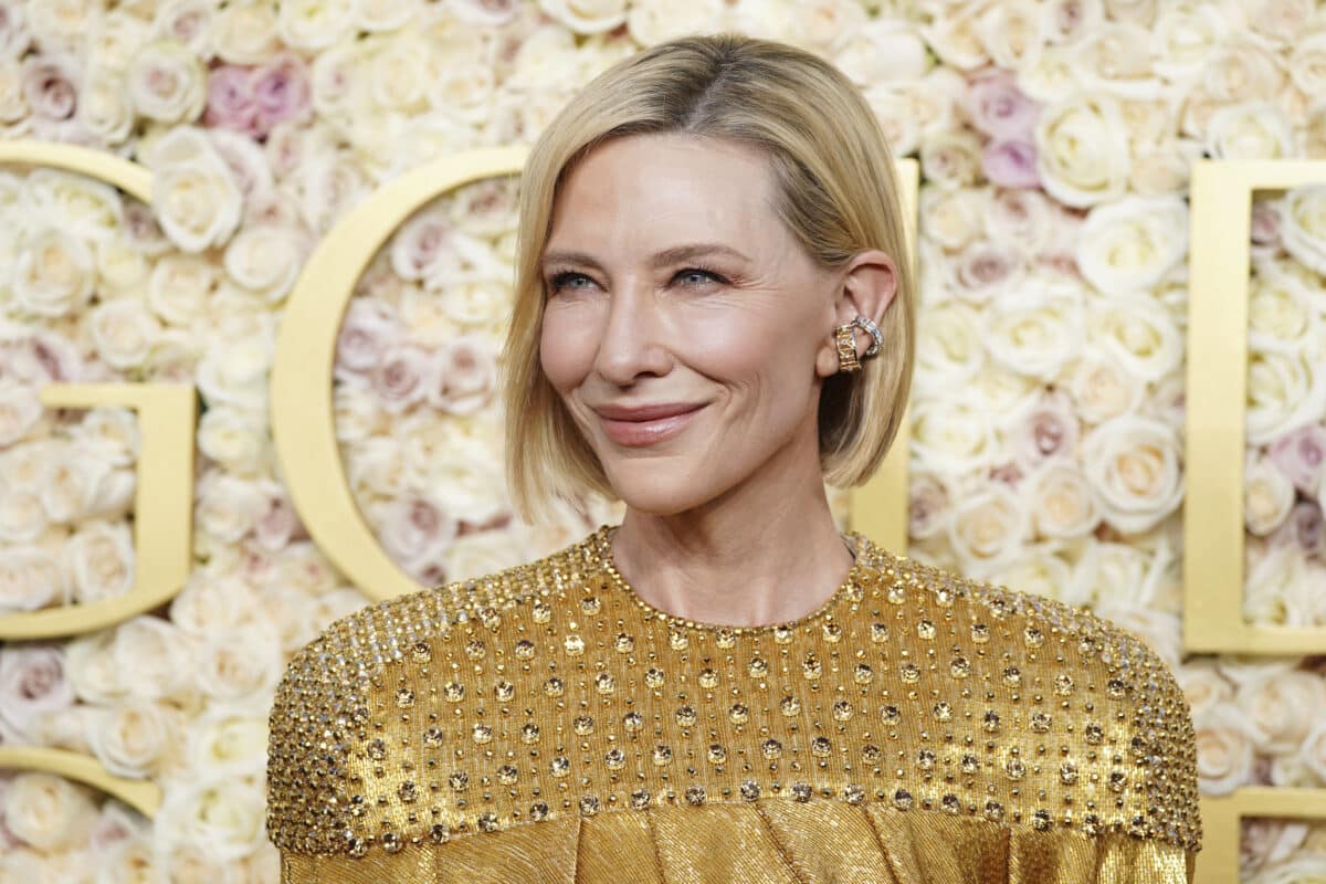 Cate Blanchett arrives at the 82nd Golden Globes