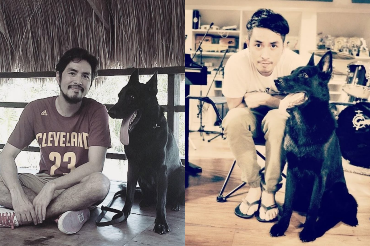 Rico Blanco mourns death of pet dog Sylvian: ‘My buddy, my joy’. Images: Instagram/@ricoblanco100