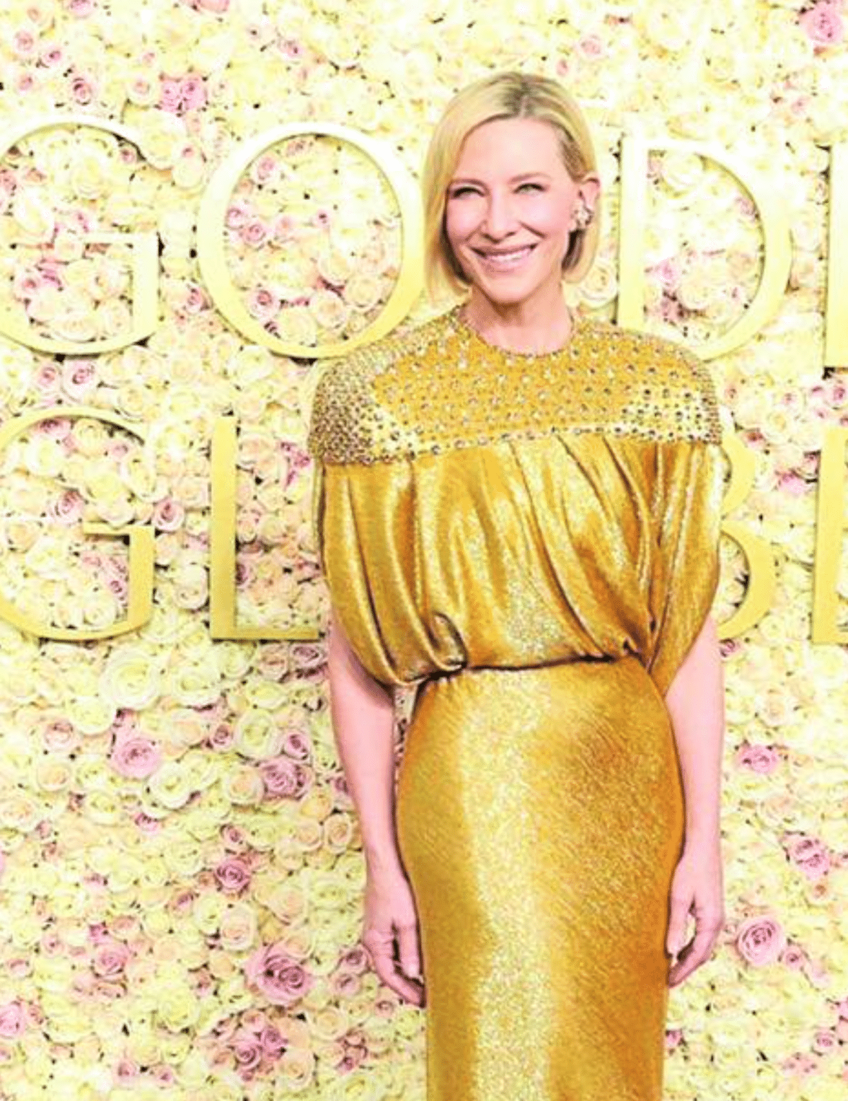 Cate Blanchett in a recycled Louis Vuitton dress