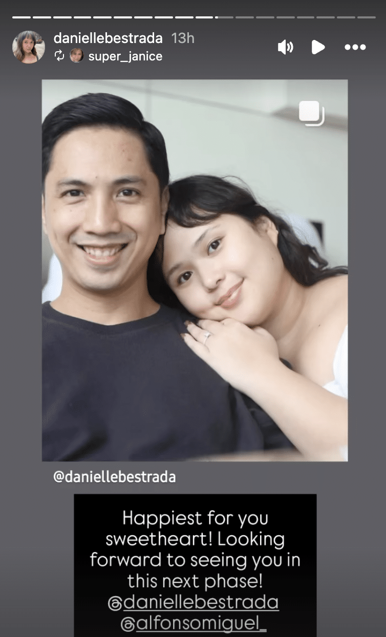 Janice de Belen, John Estrada’s daughter Moira now engaged