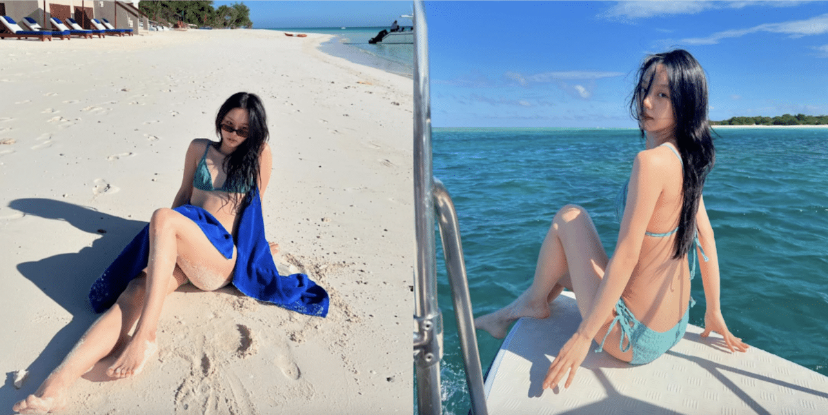 LOOK: Ang South Korean actress na si Hyeri ay nag-enjoy sa island trip sa Pilipinas