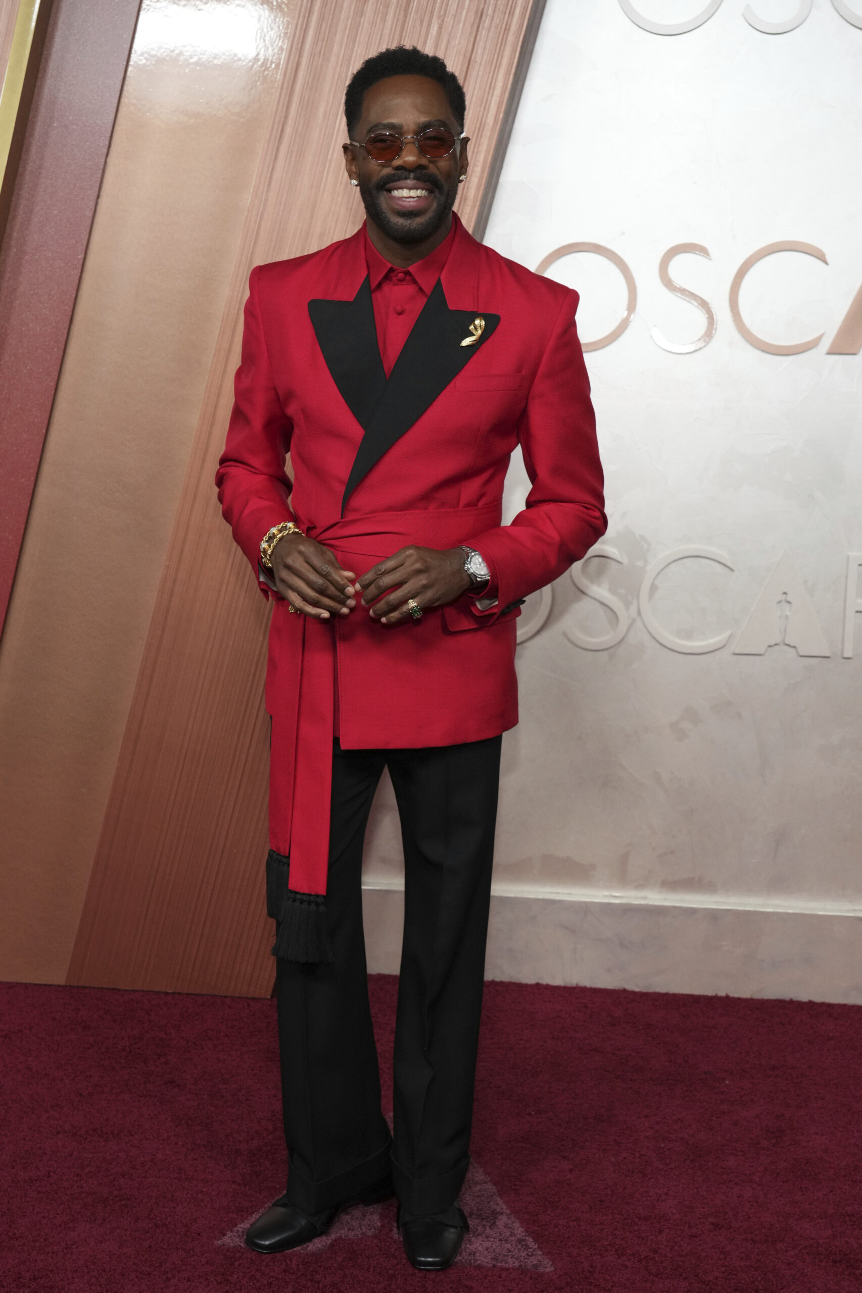 Colman Domingo arrives at the Oscars on Sunday, March 2, 2025, at the Dolby Theatre in Los Angeles. Image: Jordan Strauss/Invision/AP