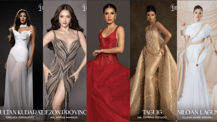 LOOK: Miss Universe Philippines 2025 bets in evening glam, 'twinning' moment