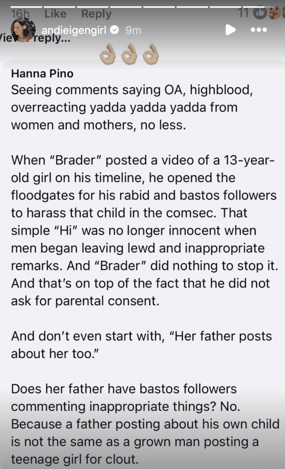 Image: Instagram/@AndieigenGirl May312025