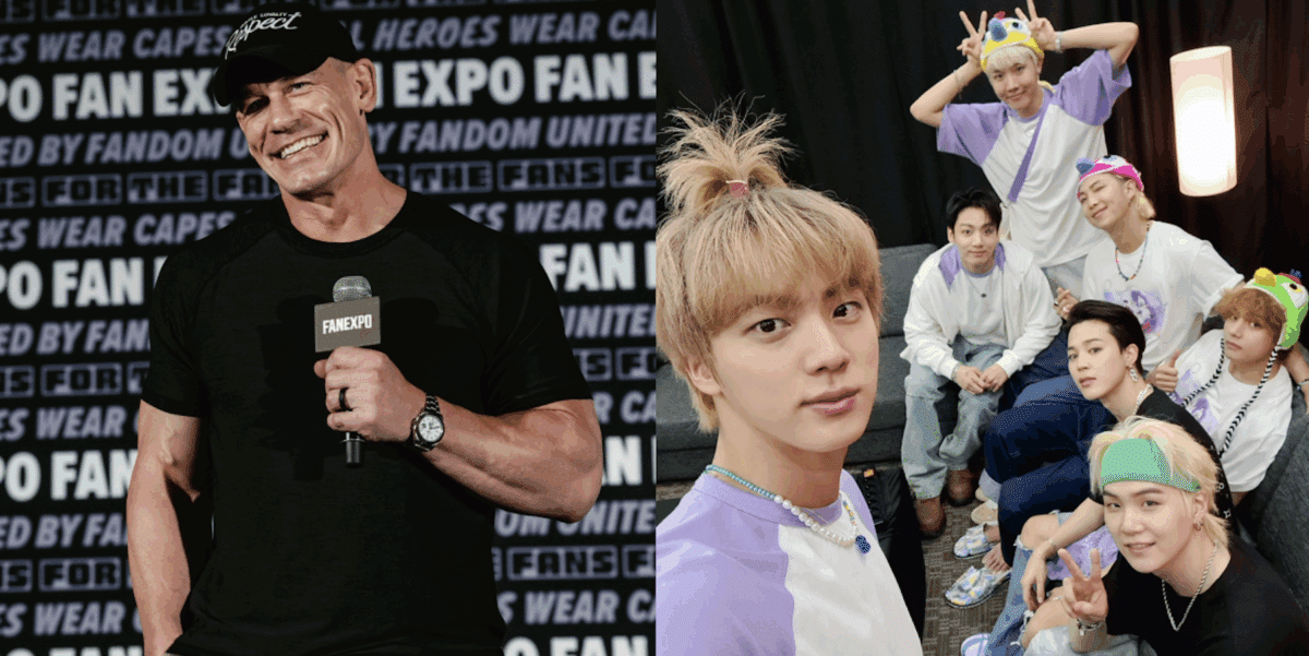 John Cena thanks BTS for learning about 'self -love'