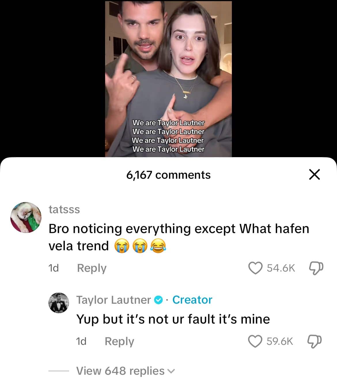 Image: Screenengrab Van Tiktok/@Taylorlautner