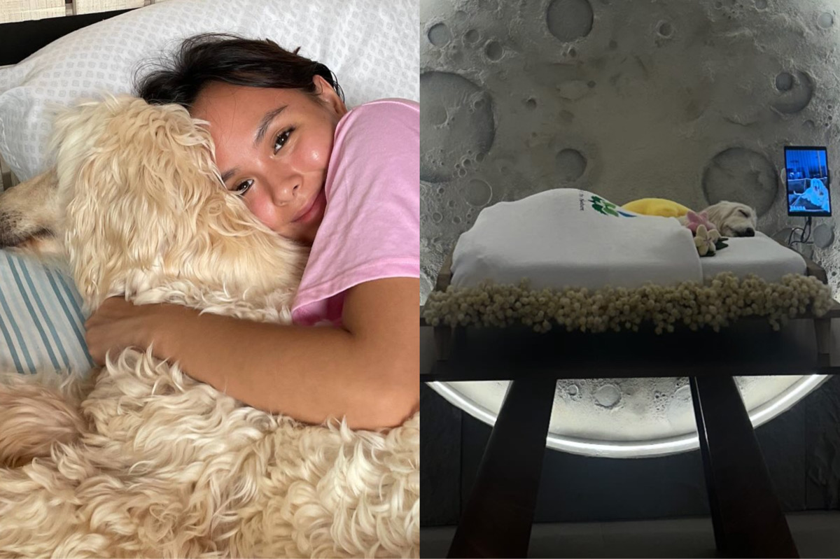Kaila Estrada deeply saddened after the death of pet dog Sansa