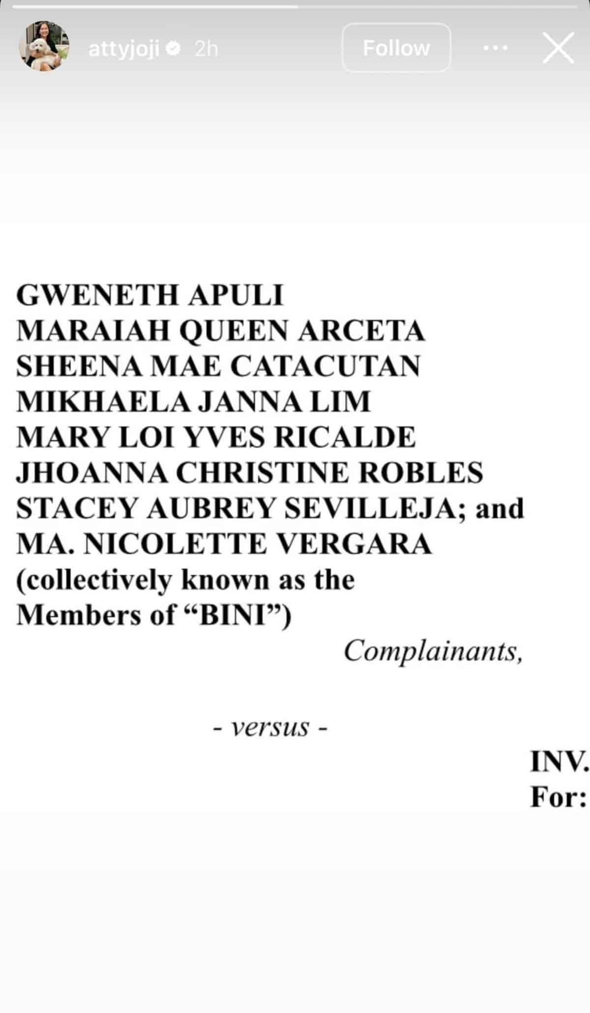 Image: Instagram/@Attyjoji