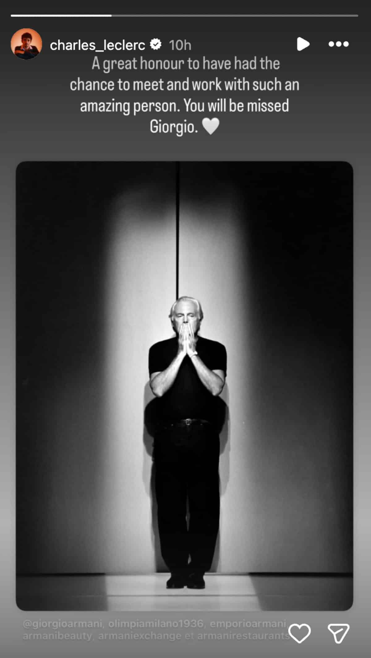 Julia Roberts, Anna Wintour, Ralph Lauren, more tribute to Giorgio Armani