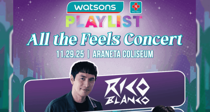 Secure your seat and catch the first-ever Rico Blanco x Ben&Ben collab at Watsons Playlist 2025