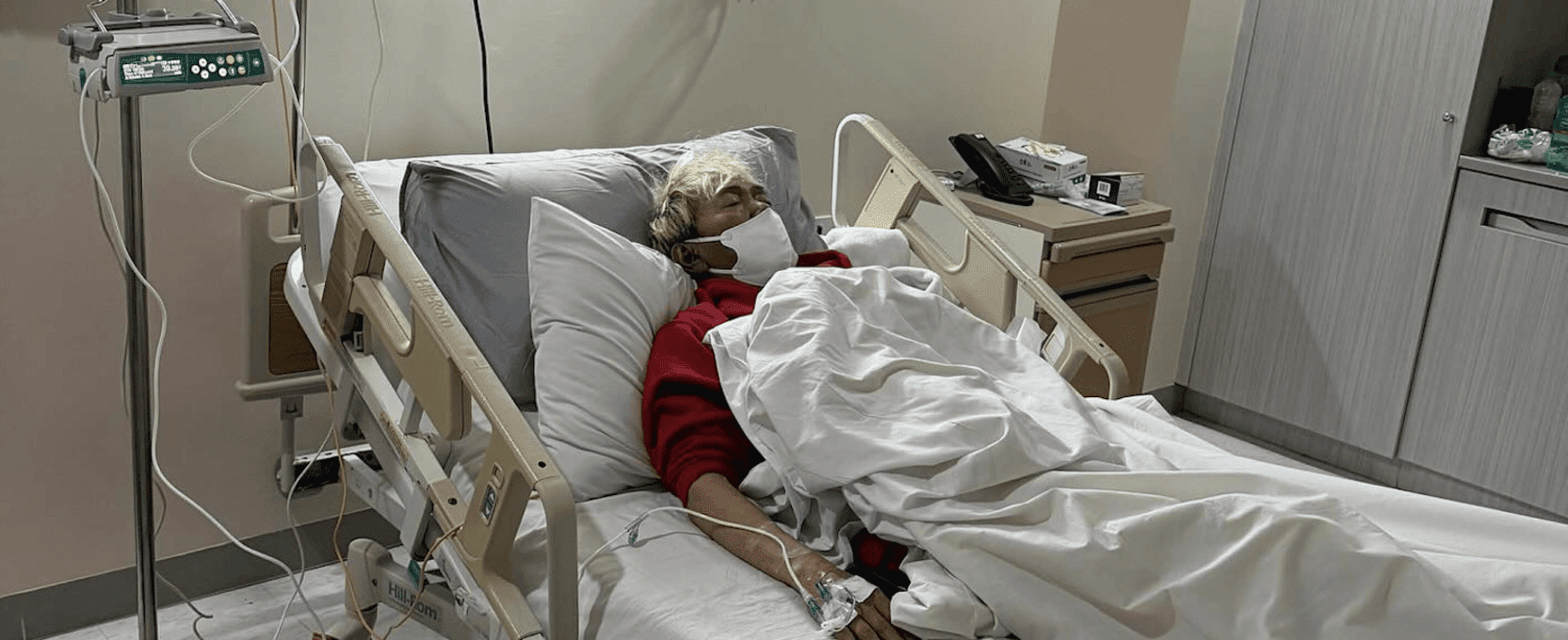 Ate Gay readmitted to hospital after chemotherapy side effects