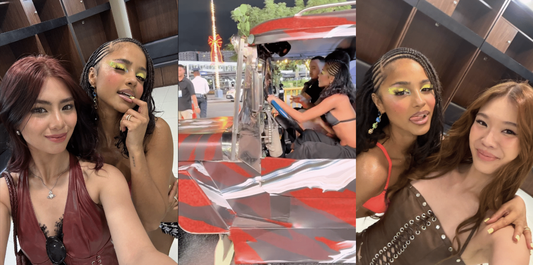 Popstar Tyla drives a jeepney, meets BINI members after Manila concert