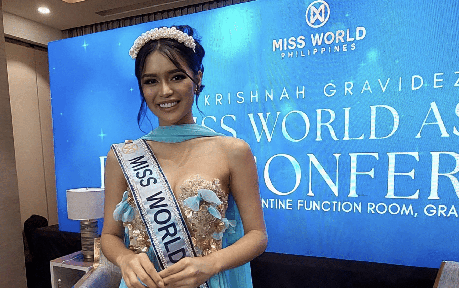 Krishnah Gravidez to crown Miss World Philippines successor Feb. 3