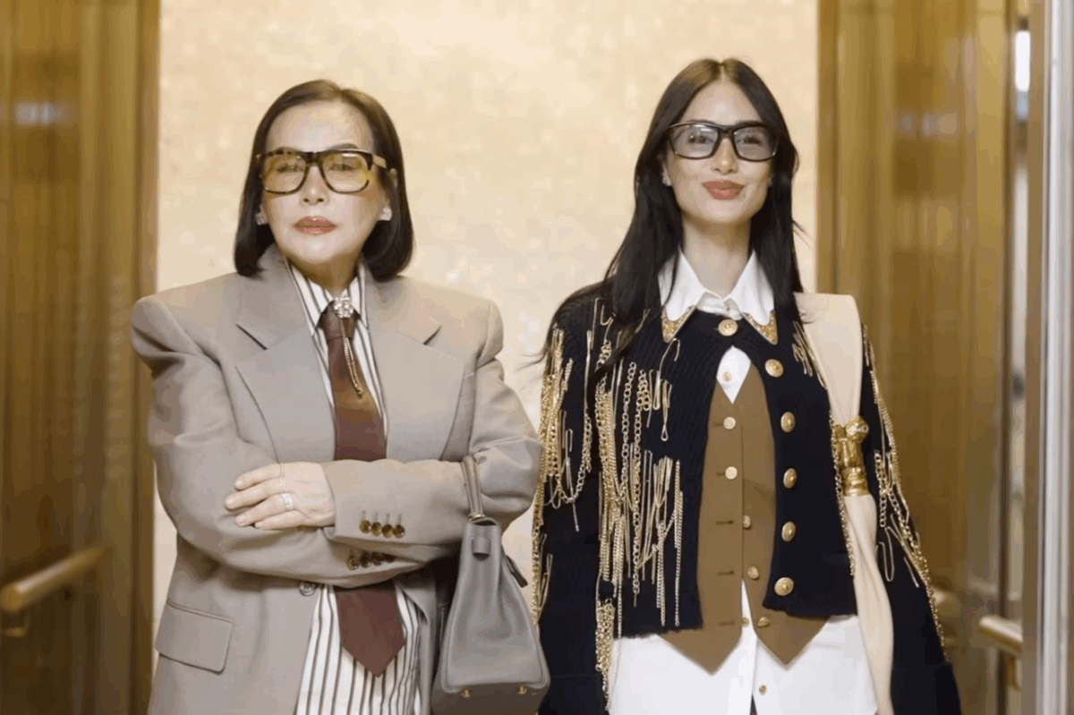 Heart Evangelista regresa a la Semana de la Moda de París con su 'mamá'. Imagen: captura de pantalla de Instagram/@iamhearte