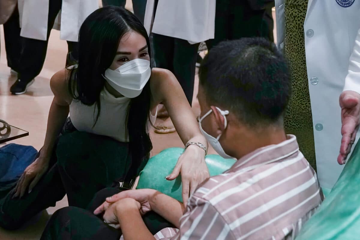 Heart Evangelista en la NKTI. Imagen: foto aportada