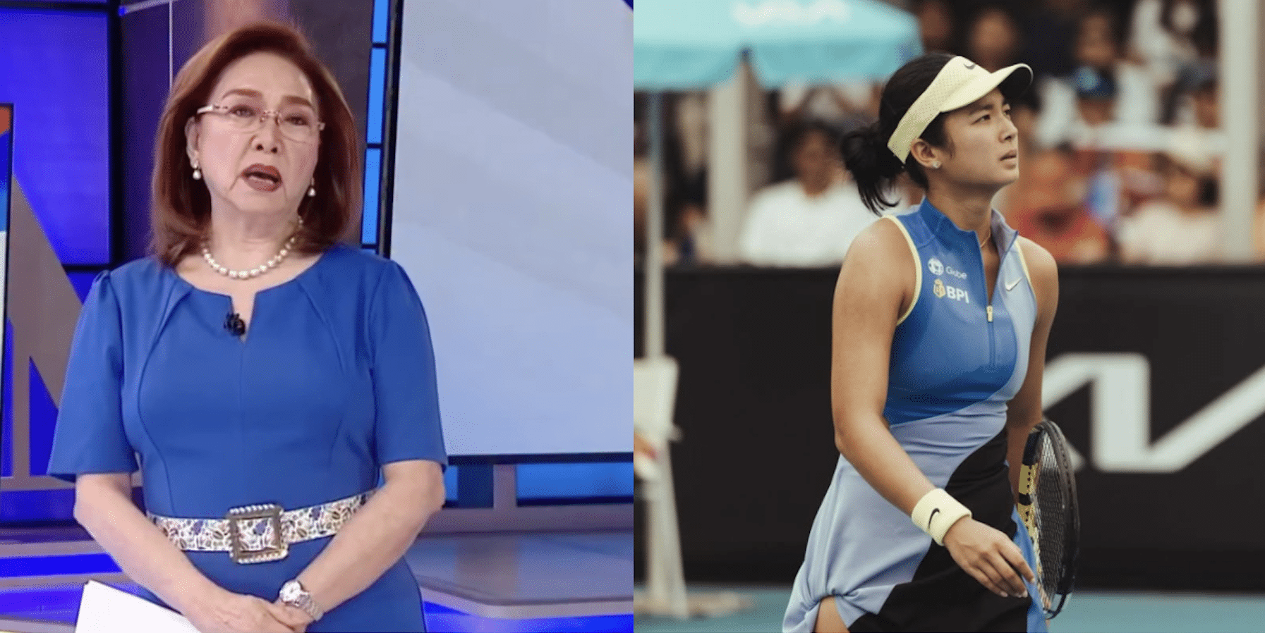 Mel Tiangco belies social media claims she insulted Alex Eala